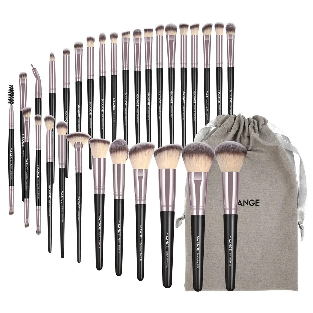 30pcs Professional Makeup Brush Set Foundation