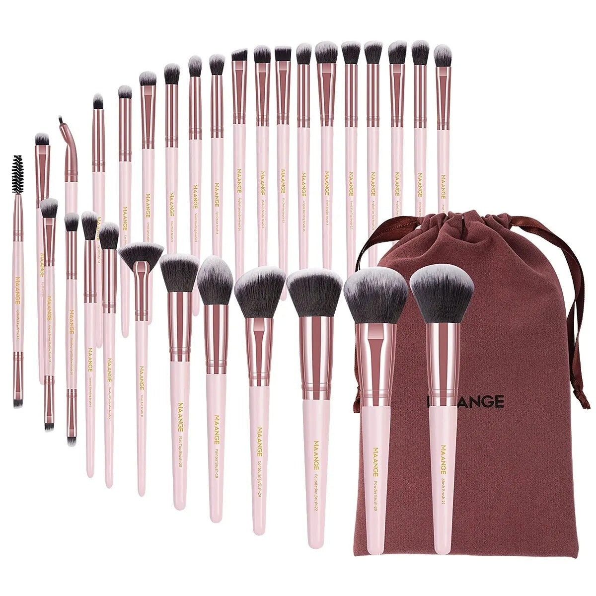 30pcs Professional Makeup Brush Set Foundation